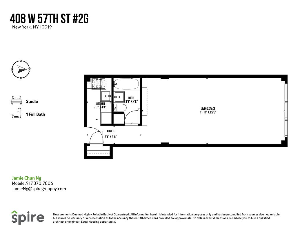 408 West 57th Street 2-G Clinton New York NY 10019