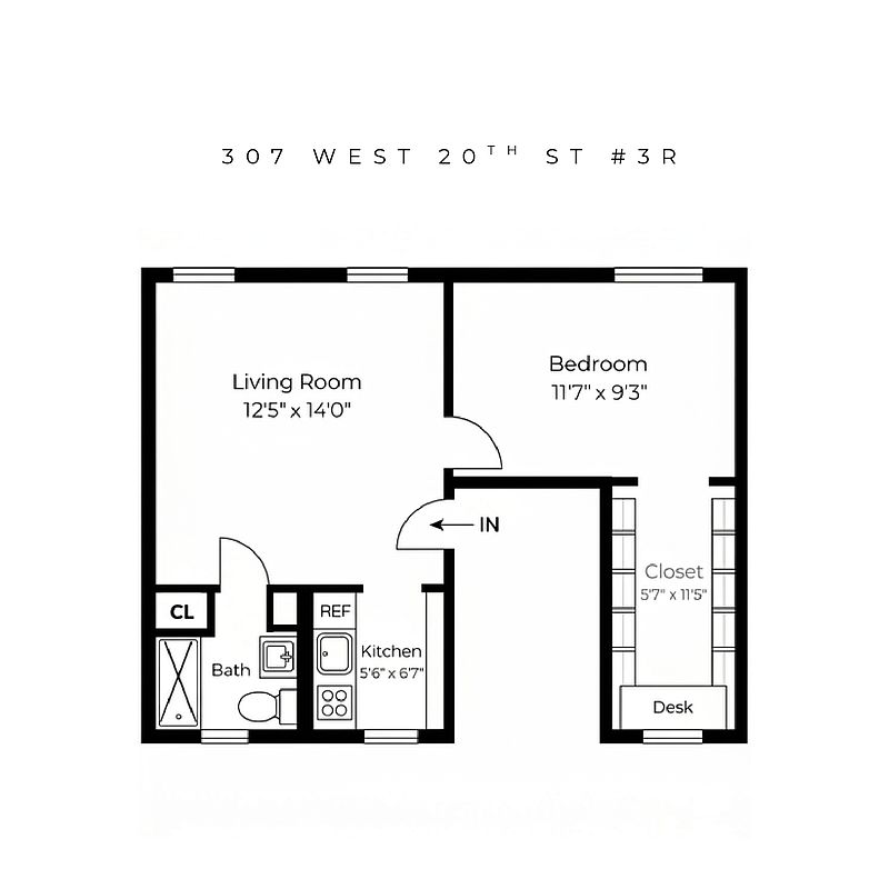 307 West 20th Street 3-R Chelsea New York NY 10011