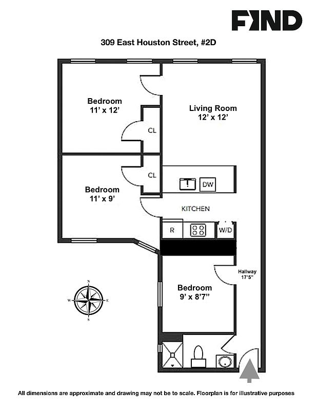 309 East Houston Street 2-D Lower East Side New York NY 10002
